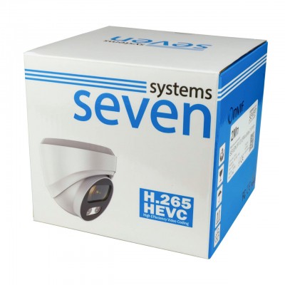 IP-відеокамера 2 Мп вулична SEVEN IP-1012PA white 2,8 мм