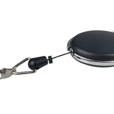 Брелок ретрактор SEVEN TBC-102 Black Брелок ретрактор SEVEN TBC-102 Black