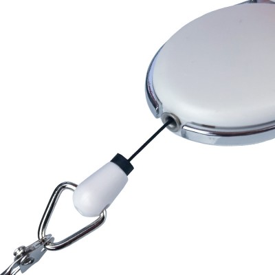 Брелок ретрактор SEVEN TBC-102 White Брелок ретрактор SEVEN TBC-102 White