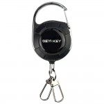 Брелок ретрактор SEVEN TBC-103 Black Брелок ретрактор SEVEN TBC-103 Black