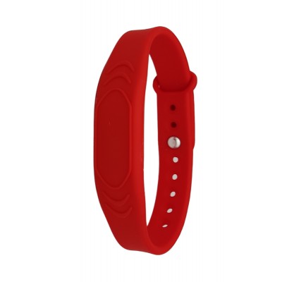 RFID браслет с чипом EM-Marin SEVEN R-63 красный