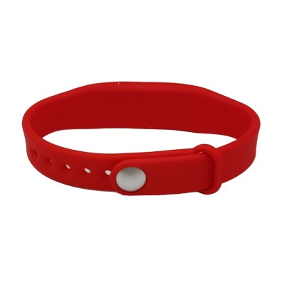RFID браслет с чипом MIFARE SEVEN R-68 красный