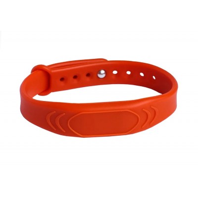 RFID браслет с чипом EM-Marin SEVEN R-63 оранжевый RFID браслет с чипом EM-Marin SEVEN R-63 оранжевый