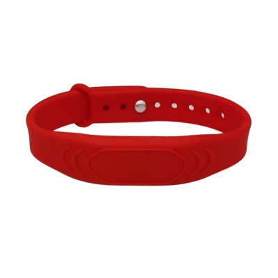 RFID браслет с чипом MIFARE SEVEN R-68 красный