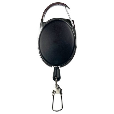 Брелок ретрактор SEVEN TBC-102 Black Брелок ретрактор SEVEN TBC-102 Black