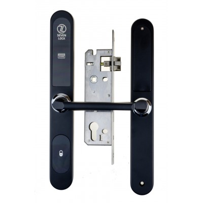 Електронний RFID замок для готелів та офісів SEVEN LOCK SL-7737S black