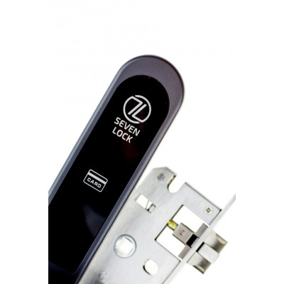 Електронний RFID замок для готелів та офісів SEVEN LOCK SL-7737S black