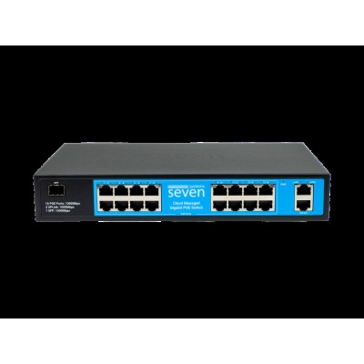 Облачно управляемый гигабитный 19-портовый PoE-коммутатор SEVEN GPS316