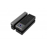 Розумний дверний біометричний замок на скляні двері SEVEN LOCK SL-7776BF black