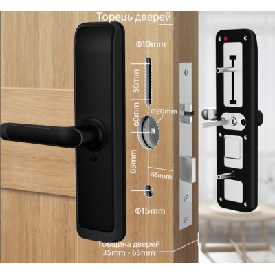 Умный дверной биометрический замок SEVEN LOCK SL-7767BFW Умный дверной биометрический замок SEVEN LOCK SL-7767BFW