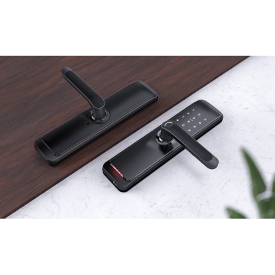 Умный дверной биометрический замок SEVEN LOCK SL-7767BFW black (врезная часть 6068 auto close) Умный дверной биометрический замок SEVEN LOCK SL-7767BFW black (врезная часть 6068 auto close)