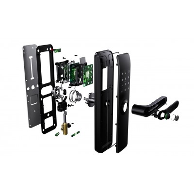 Умный дверной биометрический замок SEVEN LOCK SL-7767BFW-T black (врезная часть 7068) Умный дверной биометрический замок SEVEN LOCK SL-7767BFW-T black (врезная часть 7068)