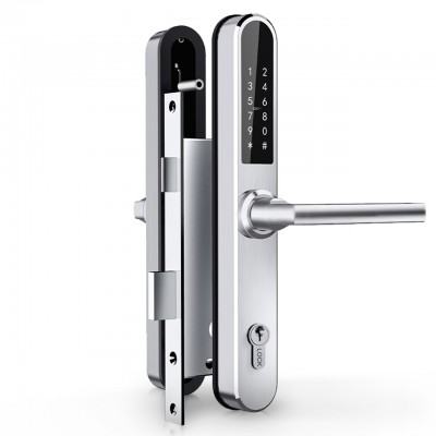 Розумний замок дверей SEVEN LOCK SL-7761B EN silver