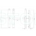 Умный дверной биометрический замок SEVEN LOCK SL-7763BF white