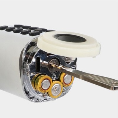 Розумний дверний біометричний замок (циліндр) SEVEN LOCK SL-7773BF silver (40-106 мм)