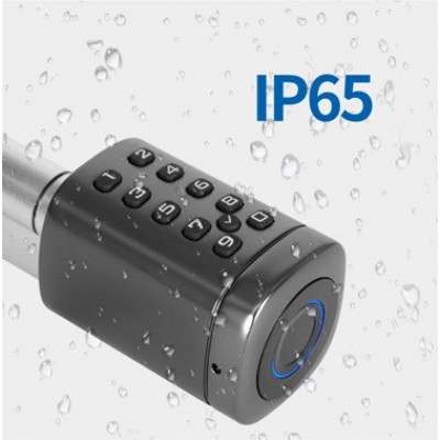 Розумний дверний біометричний замок (циліндр) SEVEN LOCK SL-7773BF silver (40-106 мм)