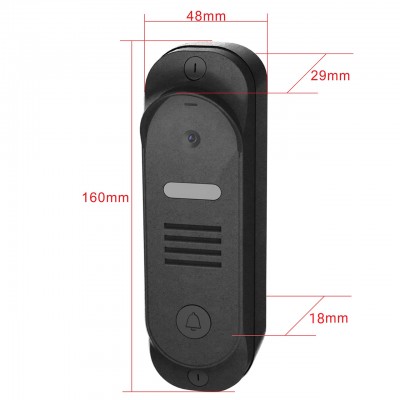 Вызывная панель домофона SEVEN CP-7501 FHD black Вызывная панель домофона SEVEN CP-7501 FHD black