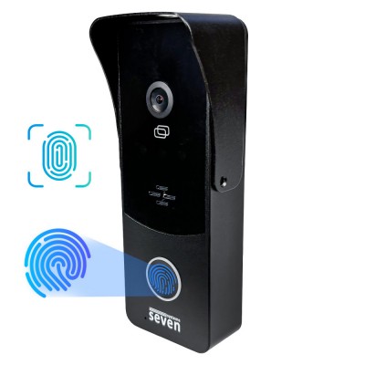 Виклична панель домофону із вбудованим контролером SEVEN CP-7508 FHD black Виклична панель домофону із вбудованим контролером SEVEN CP-7508 FHD black