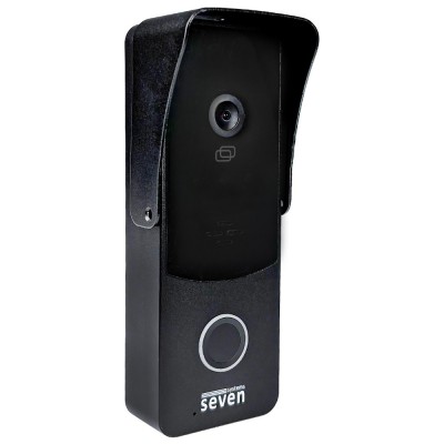Вызывная панель домофона со встроенным контроллером SEVEN CP-7508 FHD black