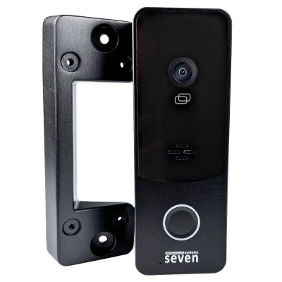 Вызывная панель домофона со встроенным контроллером SEVEN CP-7508 FHD black