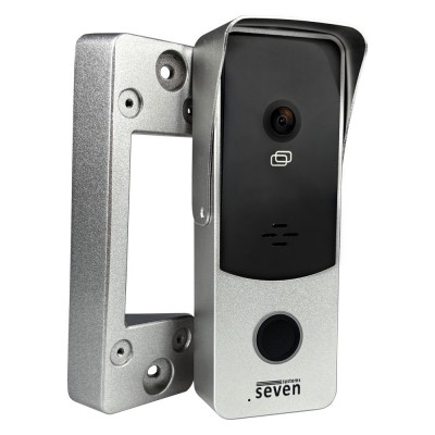 Вызывная панель домофона со встроенным контроллером SEVEN CP-7508 FHD silver