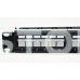 Патч-панель CMS 19" 24xRJ-45 UTP, кат. 6a з організатором кабелю і пластиковими шторками