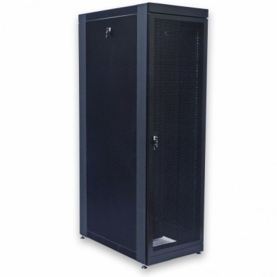 Шкаф серверный CMS 33U 610 х 1055 UA-MGSE33610MPB усиленный с перфорированной дверью для сетевого оборудования Шкаф серверный CMS 33U 610 х 1055 UA-MGSE33610MPB усиленный с перфорированной дверью для сетевого оборудования