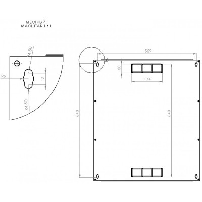 Шафа серверна CMS 15U 600 x 500 x 773 UA-MGSWL155G для мережевого обладнання Шафа серверна CMS 15U 600 x 500 x 773 UA-MGSWL155G для мережевого обладнання