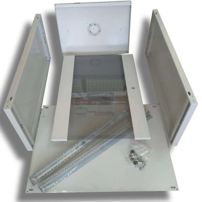 Шафа серверна Hypernet 18U 600 x 600 WMNC66-15U-FLAT для мережевого обладнання Шафа серверна Hypernet 18U 600 x 600 WMNC66-15U-FLAT для мережевого обладнання