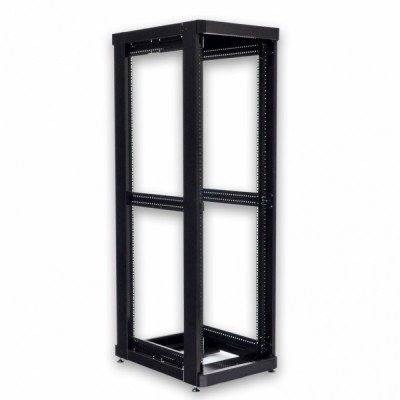 Шафа серверна CMS 42U 610 х 865 UA-MGSE4268MPB посилена з перфорованими дверима для мережевого обладнання