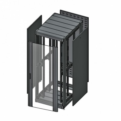 Шафа серверна CMS 42U 800 х 1055 UA-MGSE42810PG з перфорованими дверима для мережевого обладнання Шафа серверна CMS 42U 800 х 1055 UA-MGSE42810PG з перфорованими дверима для мережевого обладнання