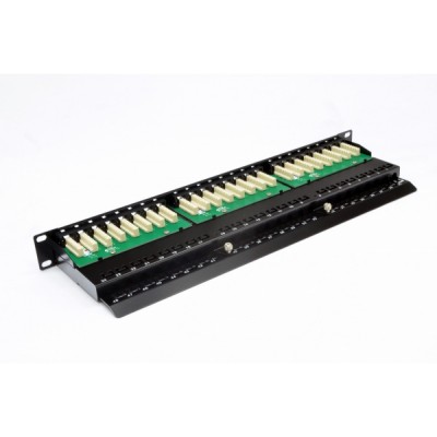 Патч-панель CMS 19" 48xRJ-45 UTP, кат. 6, 1U з організатором кабелю