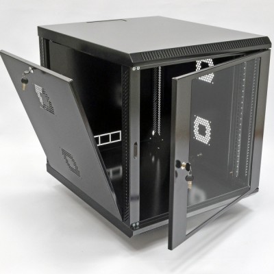 Шафа серверна CMS 12U 600 х 700 х 640 UA-MGSWA127B для мережевого обладнання