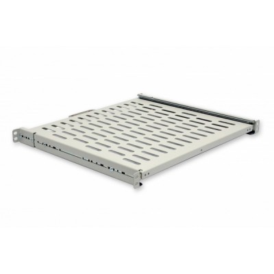 Полиця висувна 19" CMS UA-SHSL-400G 1U 400 мм, сіра