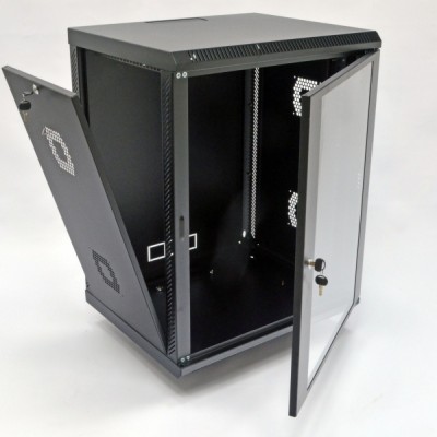 Шафа серверна CMS 15U 600 х 500 х 773 UA-MGSWA155B для мережевого обладнання