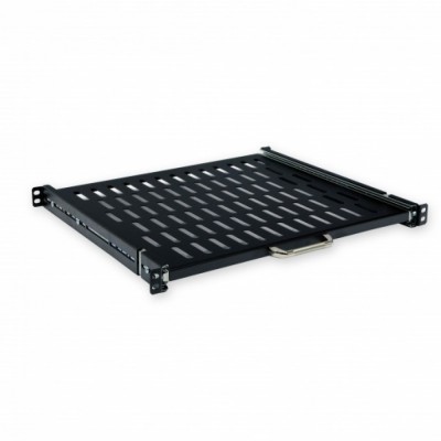 Полка выдвижная 19" CMS UA-SHSL-400B 1U 400 мм, черная Полка выдвижная 19" CMS UA-SHSL-400B 1U 400 мм, черная