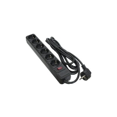 Мережевий фільтр Patron 3.0 m3*1mm2 (SP-1063) 6 розеток Black (EXT-PN-SP-1063) Мережевий фільтр Patron 3.0 m3*1mm2 (SP-1063) 6 розеток Black (EXT-PN-SP-1063)