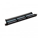 Патч-панель Hypernet 24 порта UTP 1U кат. 5е 19" PP-UTP24-WMR Патч-панель Hypernet 24 порта UTP 1U кат. 5е 19" PP-UTP24-WMR