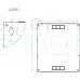 Шафа серверна CMS 15U 600 х 500 х 773 UA-MGSWA155G для мережевого обладнання