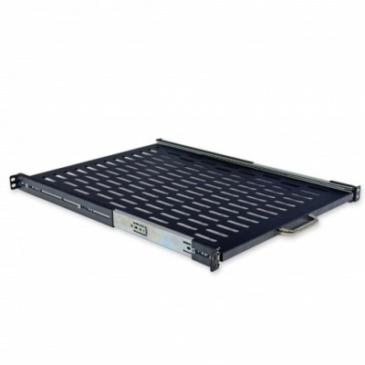 Полка выдвижная 19" CMS UA-SHSL-600B 1U 600 мм, черная Полка выдвижная 19" CMS UA-SHSL-600B 1U 600 мм, черная