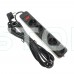 Мережевий фільтр Maxxter SPM5-G-15В, 4.5 м кабель, 5 розеток
