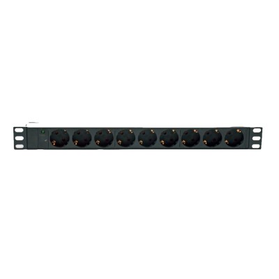 Сетевой фильтр Kingda KD-GER(16)N1009WKPB19A-C14 9 розеток 19" Сетевой фильтр Kingda KD-GER(16)N1009WKPB19A-C14 9 розеток 19"