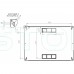 Шкаф серверный CMS 9U 600 х 350 х 507 UA-MGSWA935B для сетевого оборудования Шкаф серверный CMS 9U 600 х 350 х 507 UA-MGSWA935B для сетевого оборудования