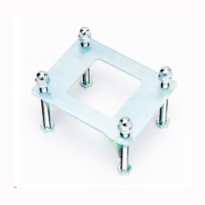 Пластина встановлювальна для стовпчиків алюмінієвих 1 Пластина встановлювальна для стовпчиків алюмінієвих 1