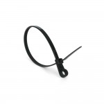 Стяжка Relfix 5 x 200 мм з кріпленням (100 шт/уп) чорна Стяжка Relfix 5 x 200 мм з кріпленням (100 шт/уп) чорна