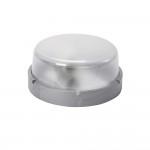 Светильник ERKA 1065-S 26 W круглый серый/прозрачный Е27 IP 65