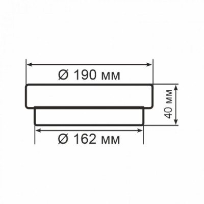Світильник ERKA 1065 LED-P 12 W 6000К круглий прозорий/прозорий IP 65 Світильник ERKA 1065 LED-P 12 W 6000К круглий прозорий/прозорий IP 65