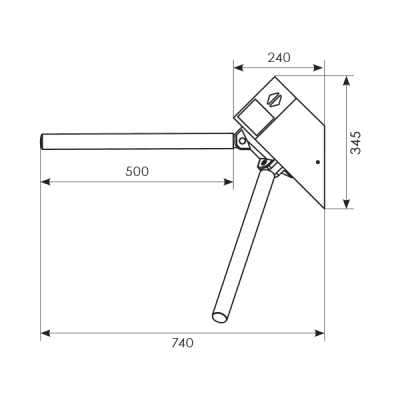 Турнікет Эко (пофарбована сталь)