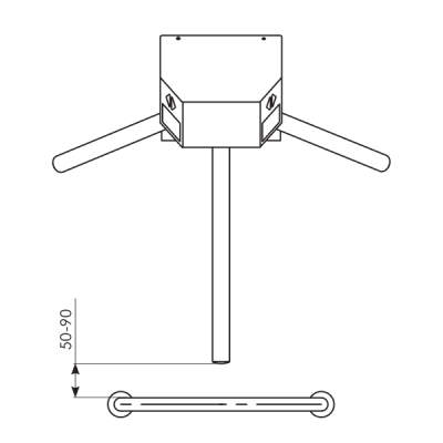 Турнікет Эко (пофарбована сталь)