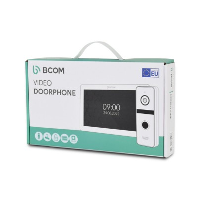 Комплект відеодомофону BCOM BD-480M White Kit
